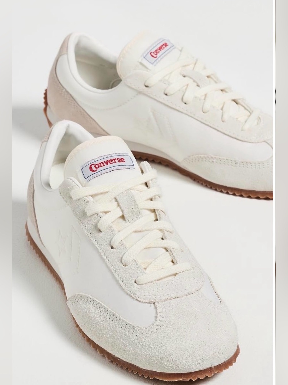 Converse Jogger Sneakers Egret/Classic Ecru size 7(woman)